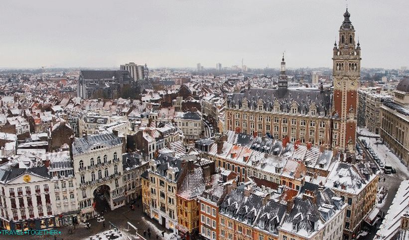 Lille in the winter