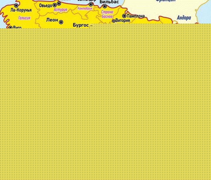 Spain resorts on the map