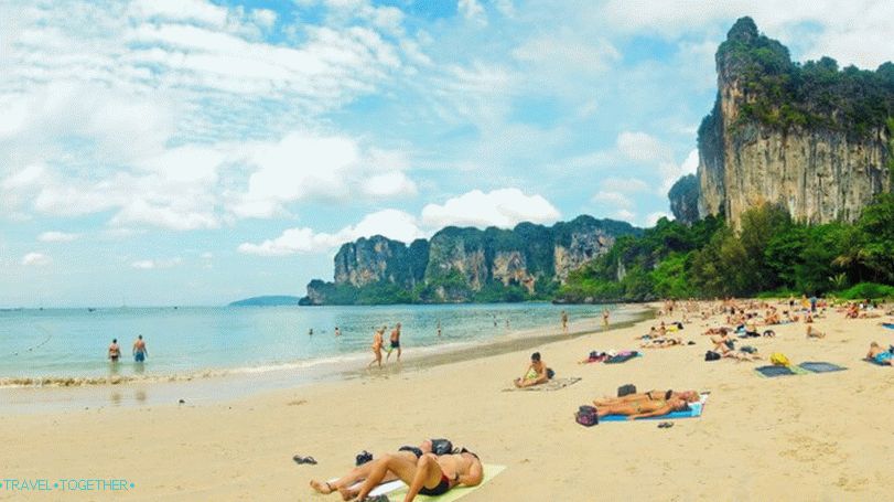 Raleigh Beach in Krabi Province