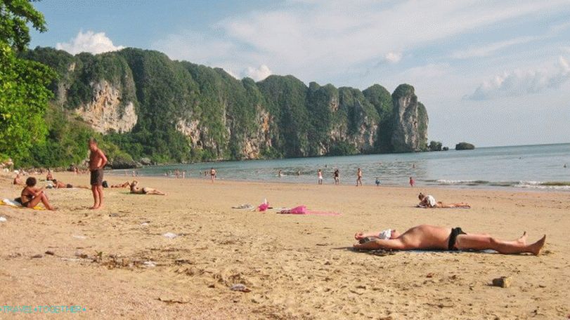 Ao Nang Beach in Krabi Province