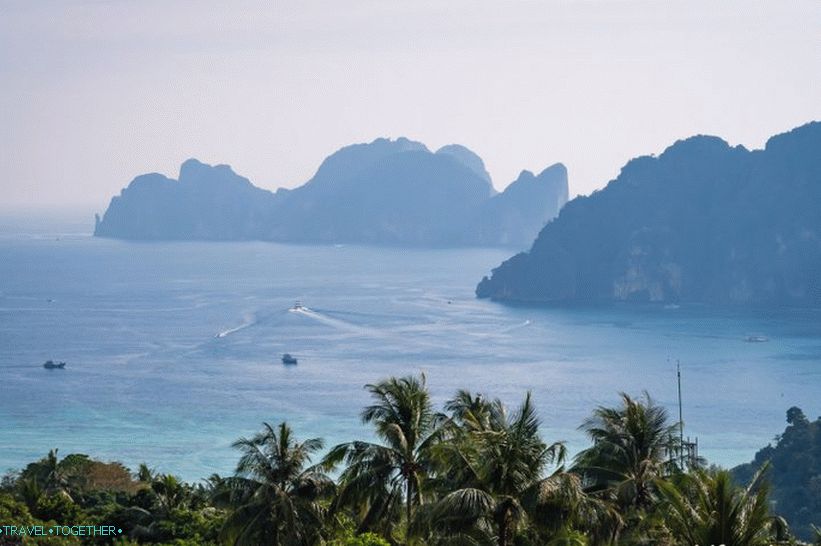 The best viewing platforms on Phi Phi Island - viewpoints 1, 2 and 3