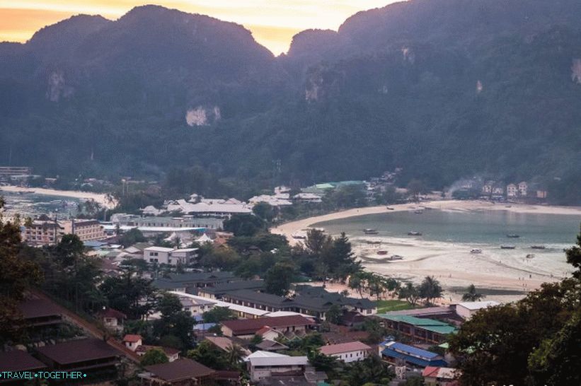 The best viewing platforms on Phi Phi Island - viewpoints 1, 2 and 3