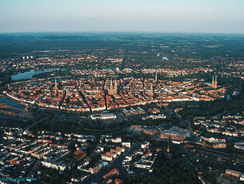 Panorama of Lubeck