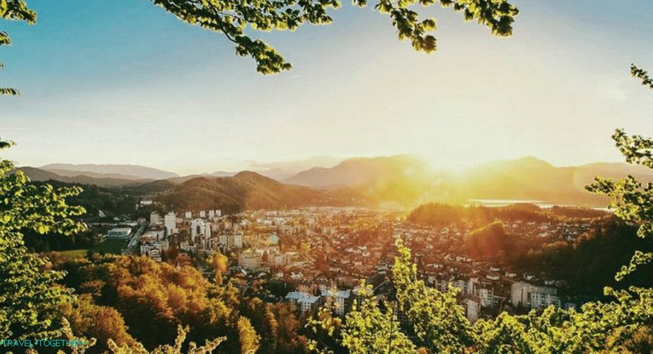 Panorama of Ljubljana