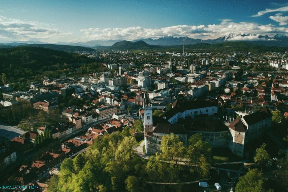 View of the Ljubljana Castle