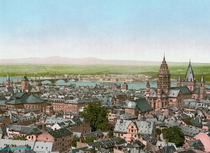 Mainz at the end of the 19th century