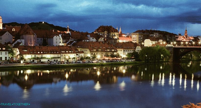 Maribor at night