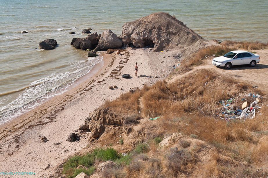 The last stronghold of civilization near Cape Tuzla