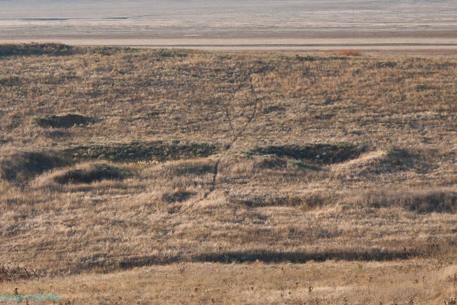 It is not for nothing that the terrain looks like near the fort