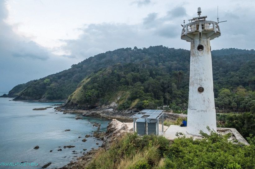 Lighthouse on Koh Lanta Island in Thailand