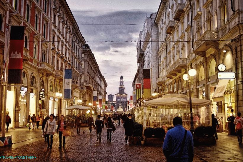 On the streets of Milan