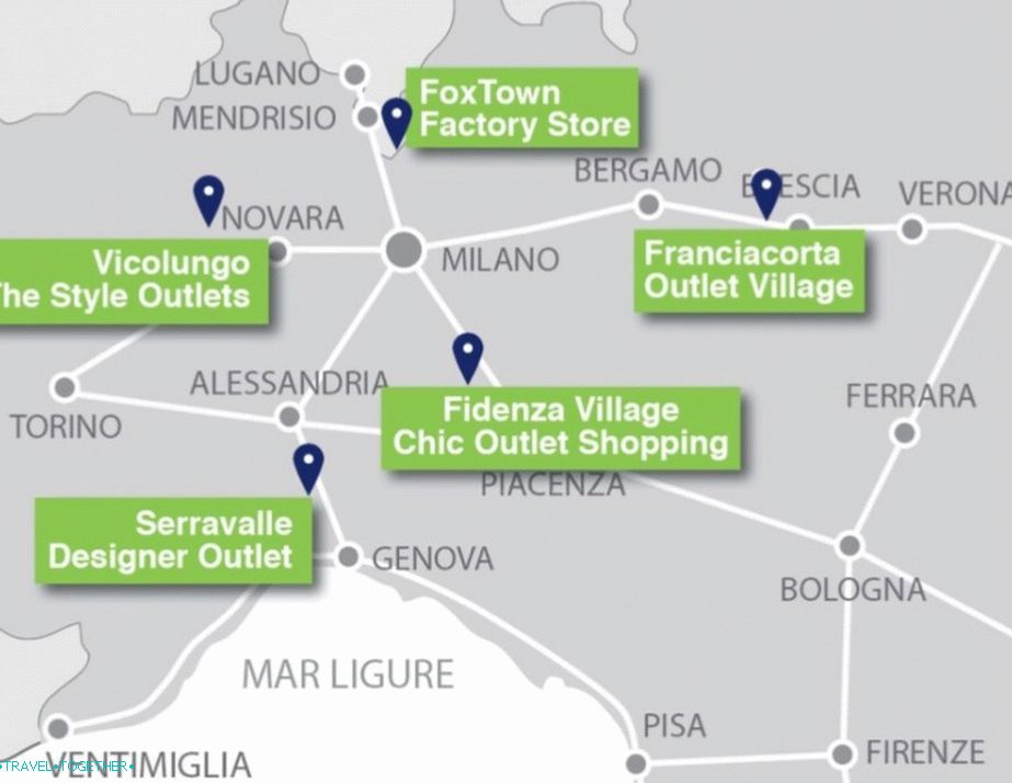 Outlets around Milan