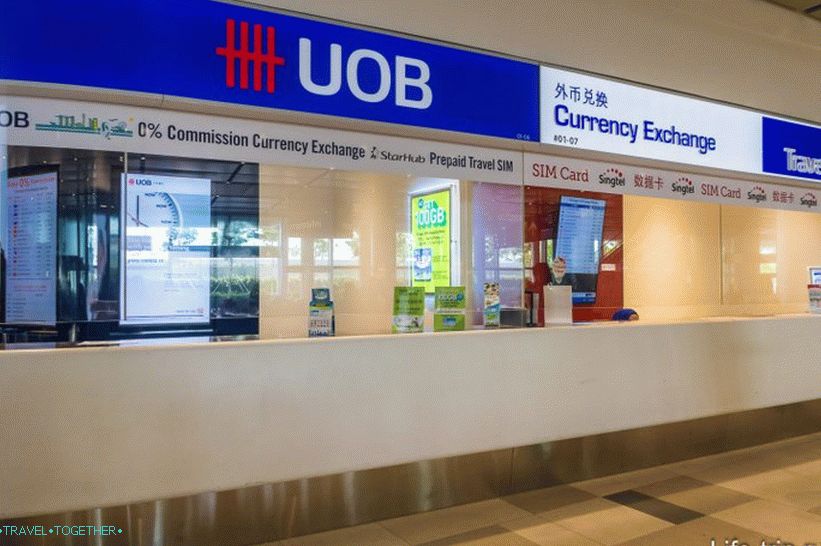 UOB currency exchange office where SIM cards will be lost