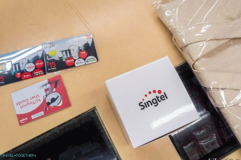 Gifts from Singtel