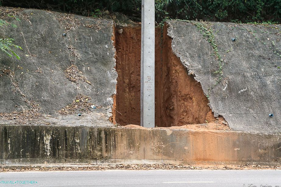 Now I know what concrete is hiding on the slopes.