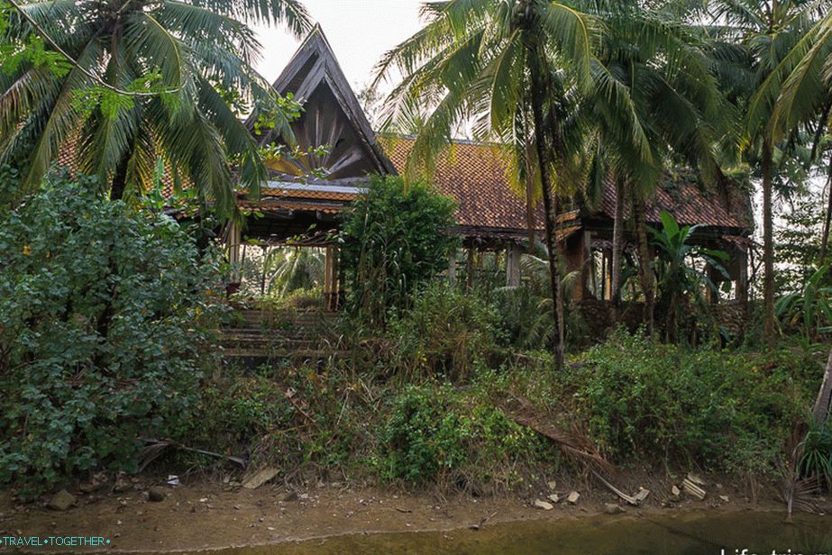 Destroyed tsunami hotel on the beach of Khuk Khak