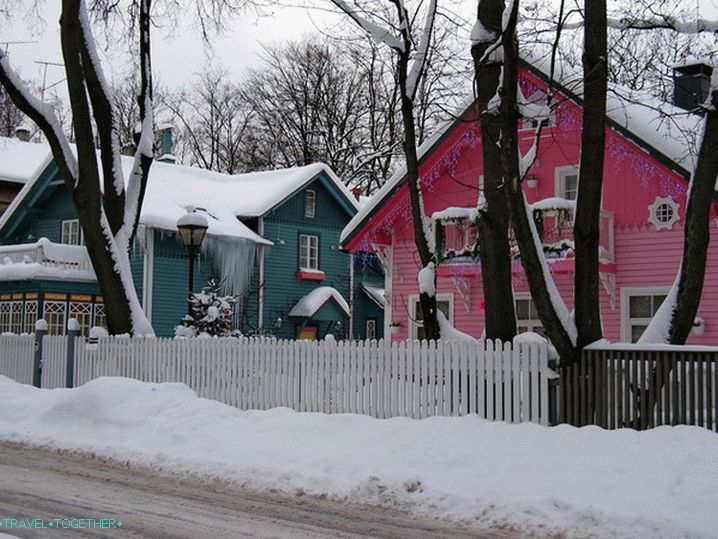 Tallinn. Barbie and Ken houses.