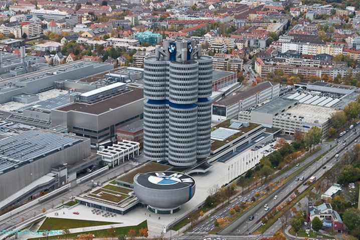 BMW Museum from a height