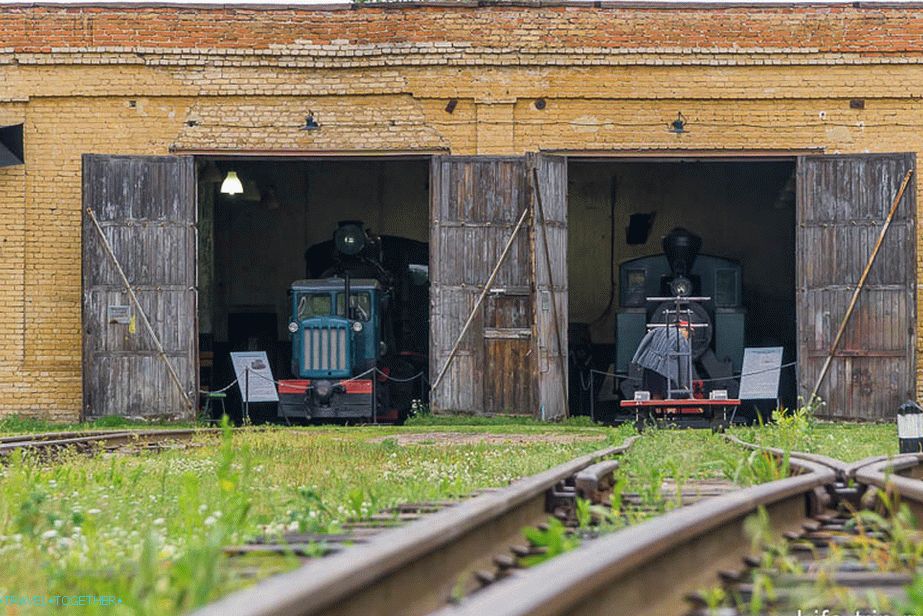 Museum of steam locomotives in Pereslavl-Zalessky