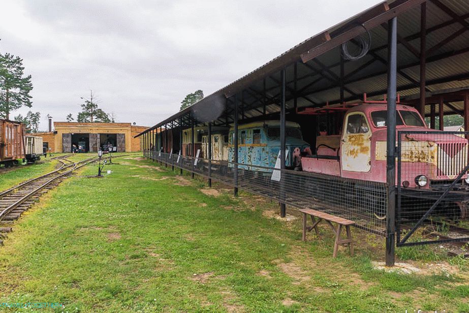 Museum of steam locomotives in Pereslavl-Zalessky