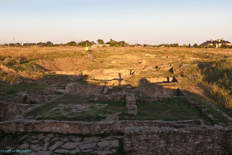 The ruins of the ancient city of Tanais