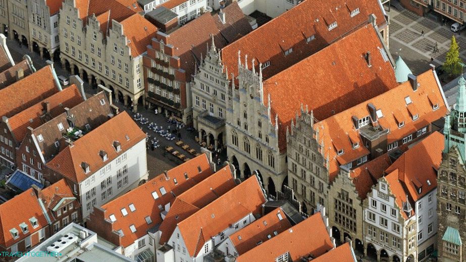 The historic center of Münster