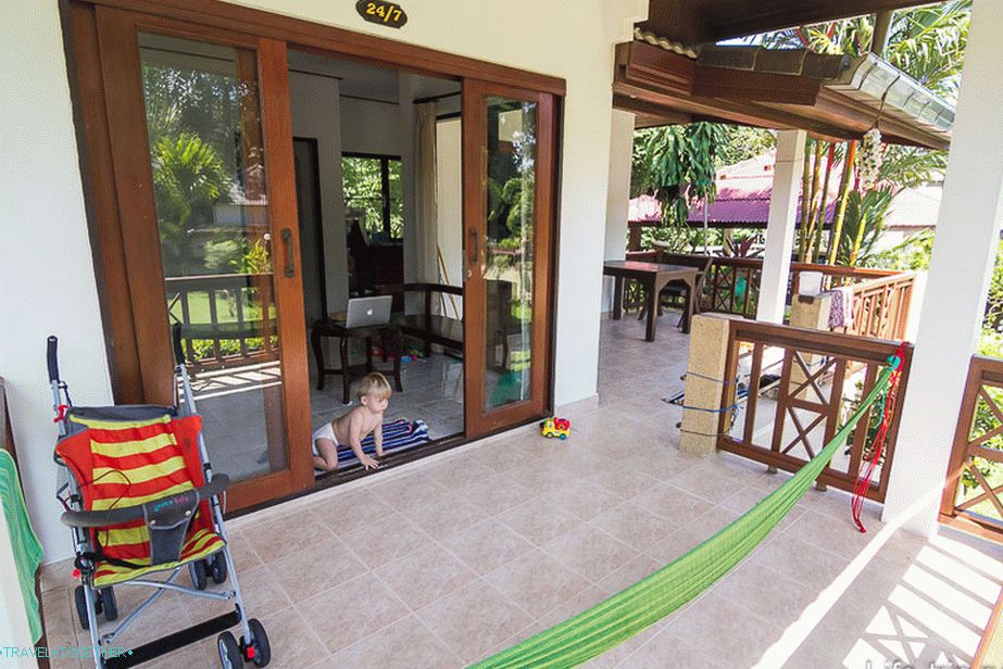 Veranda - part with hammock