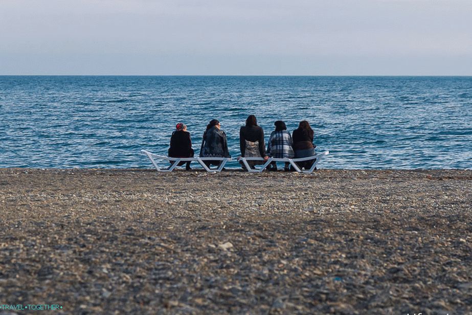 The beach in Krinitsa looks something like this now