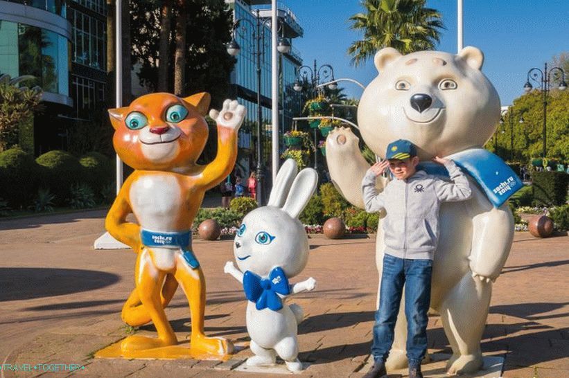 Navaginskaya Street in Sochi - the natural local Arbat