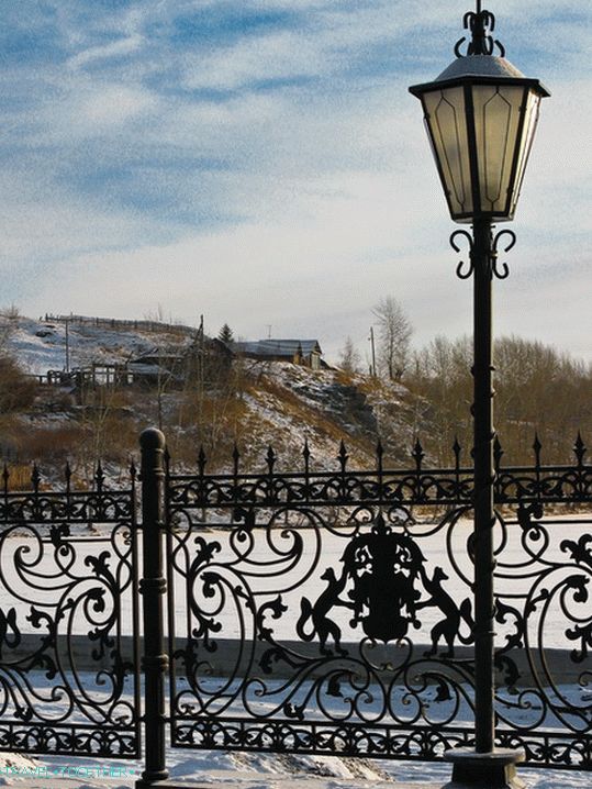 Provincial landscape next to the falling tower