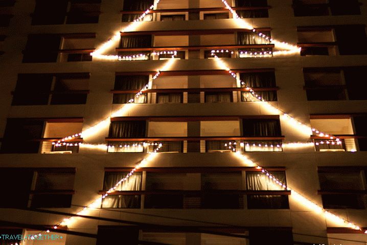 One of the New Year trees in Thailand