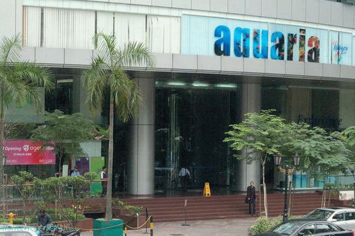 The main entrance to the Oceanarium in Kuala Lumpur