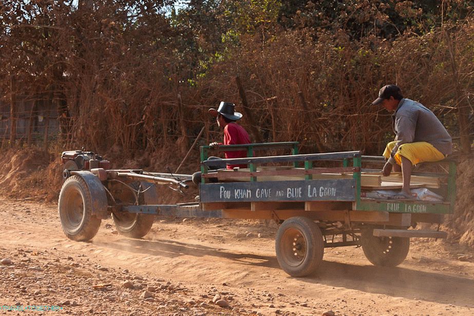 Minibus to the caves