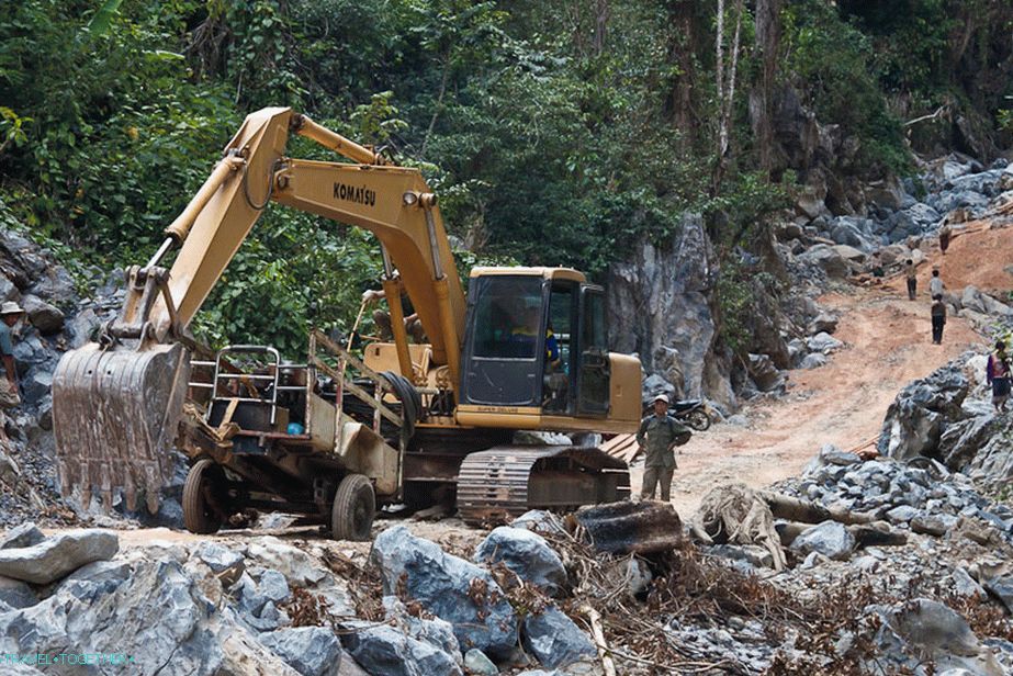 As a reward excavator