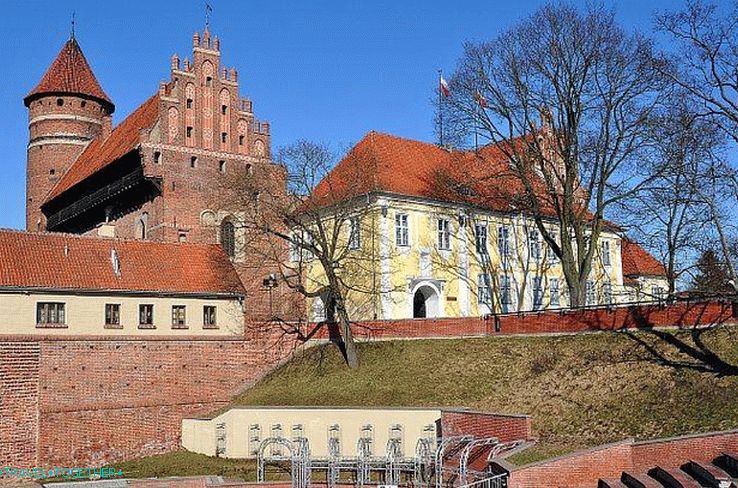 Gothic castle in Olsztyn