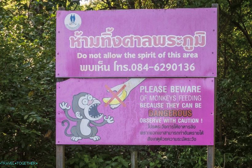 A warning at the foot of the hill that everyone ignores