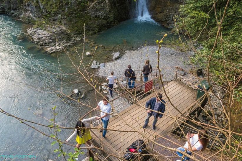 Orekhovsky Waterfall in Sochi
