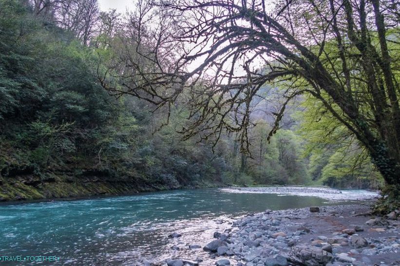 Orekhovsky Waterfall in Sochi - a picnic in nature