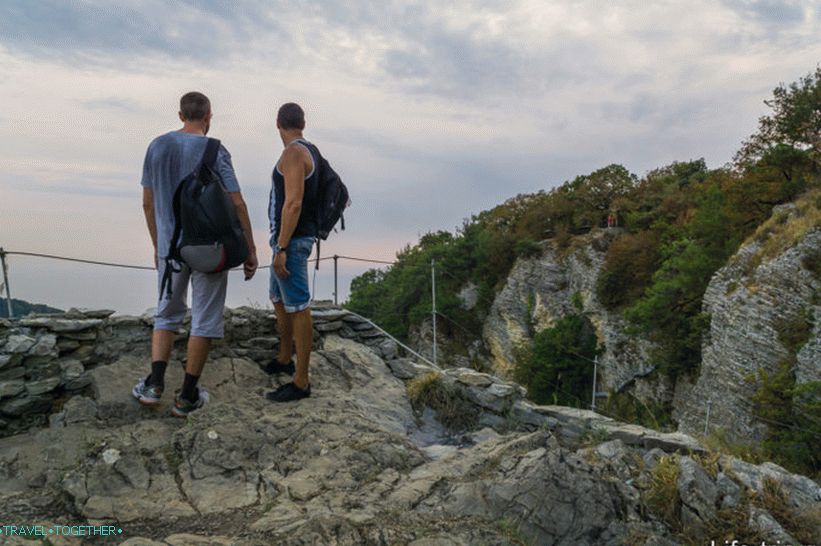 Observation deck on the Eagle Rocks in Sochi