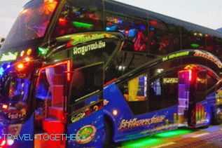 Tourist buses in Thailand