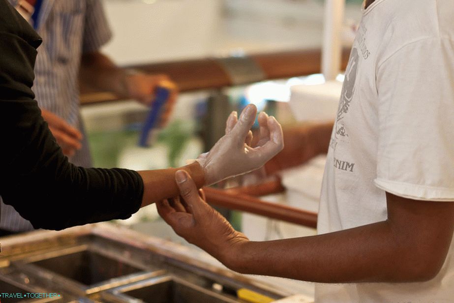 The process of making wax hands for memory