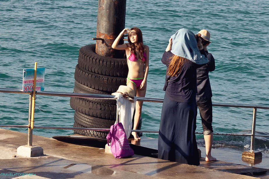 Photo session on the pier of Phuket