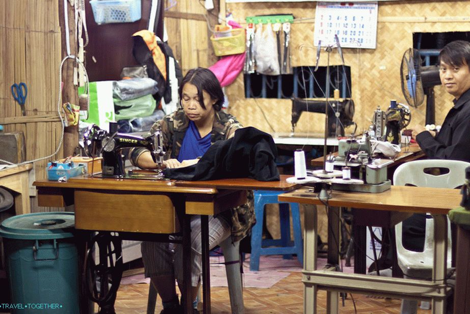 Sewing workshops are common