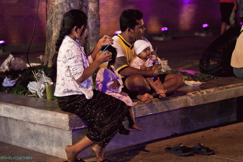 Thai family on holiday