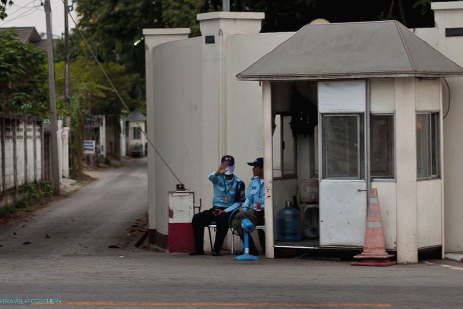 Photographing embassies is not welcome