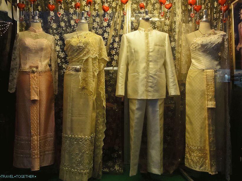 Salon of wedding dresses