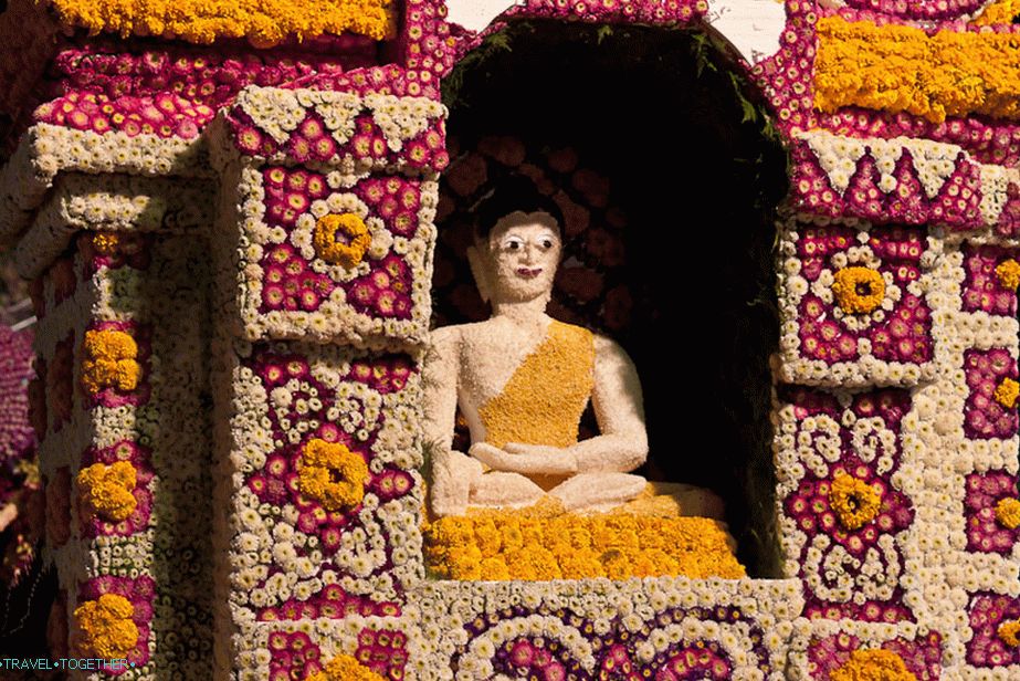 Flower Buddha, Chiang Mai Flower Festival