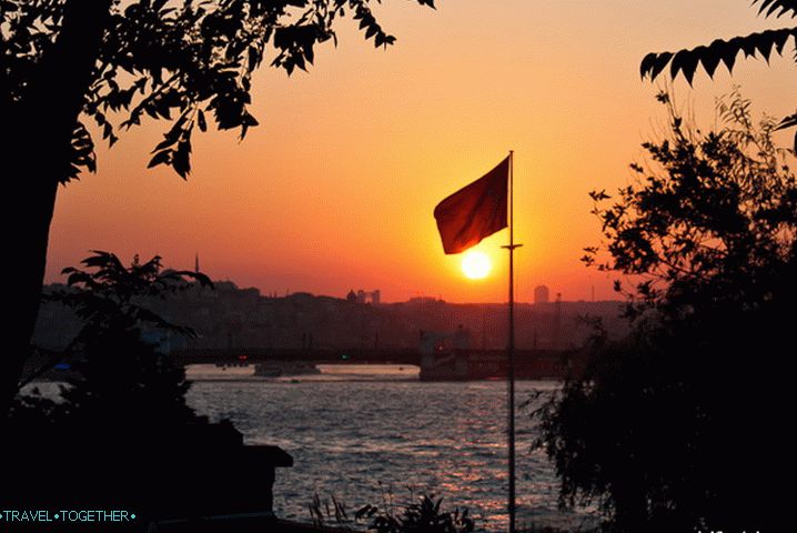Flag in Istanbul.