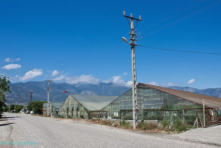 Greenhouses near Demre.