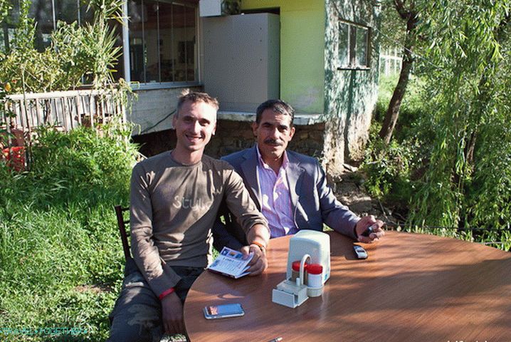 The driver who fed us and my friend.